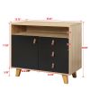 DRESSER CABINET BAR CABINET storge cabinet lockers PUHold handsLockers can be placed in the living room, bedroom, dining room, black+brown