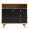 DRESSER CABINET BAR CABINET storge cabinet lockers PUHold handsLockers can be placed in the living room, bedroom, dining room, black+brown